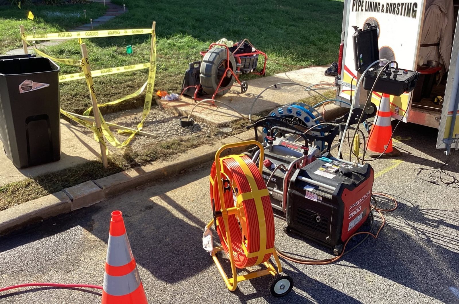 Pipeline Excavation trenchless sewer repair and pipe rehabilitation
